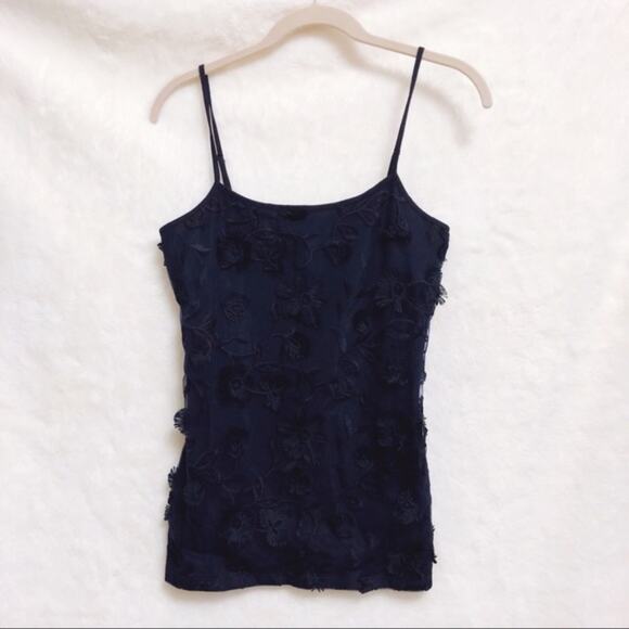 Ann Taylor Blue Lace Cami - Picture 3 of 8